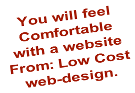 You will feel  Comfortable  with a website  From: Low Cost  web-design.